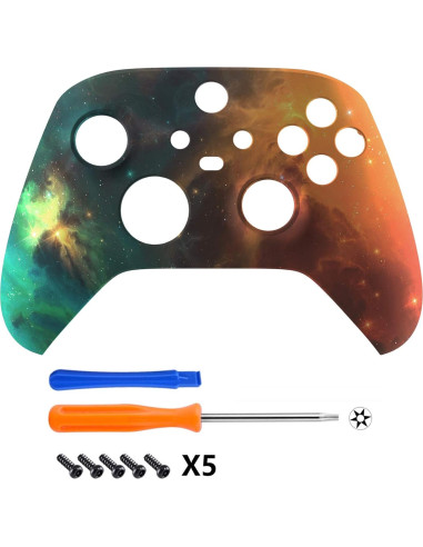 Carcasa Frontal eXtremeRate Naranja Estrella para Xbox Series X/S