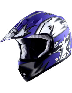Casco de Motocross 1Storm HBOY para Niños + Gafas y Guantes 2