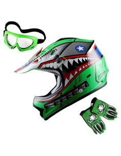 Casco de Motocross 1Storm HBOY para Niños S 49-50 CM