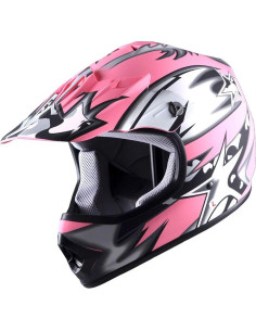 Casco de Motocross 1Storm HBOY para Niños + Gafas y Guantes 2