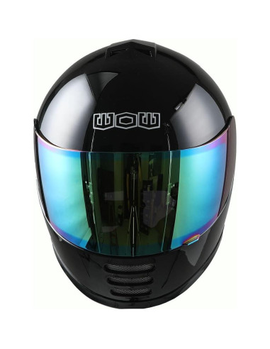 Casco Infantil WOW HKY-B15 + Guantes MX + S 49-50 CM