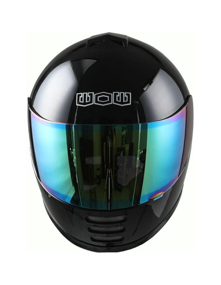 Casco Infantil WOW HKY-B15 + Guantes MX + S 49-50 CM