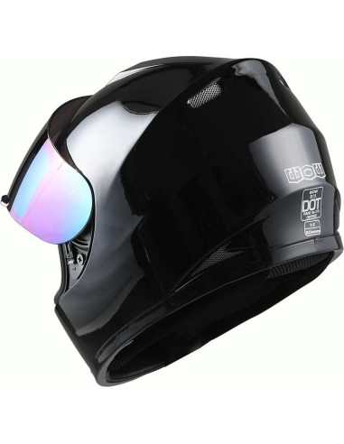 Casco Infantil WOW HKY-B15 + Guantes MX + S 49-50 CM