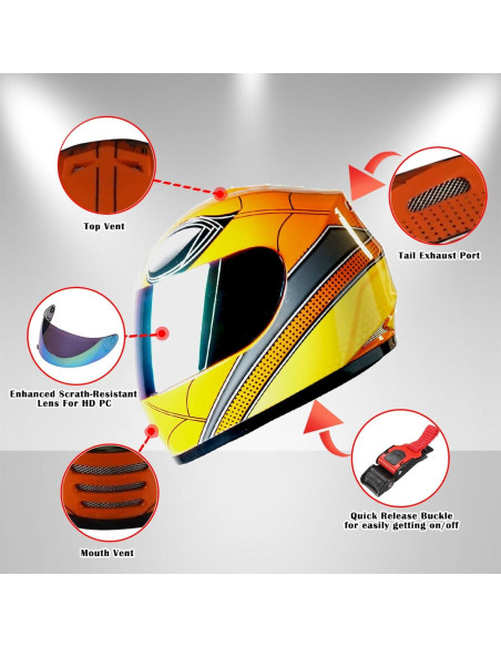 Casco Infantil WOW HKY-B15 + Guantes MX + Talla S 49-50 CM