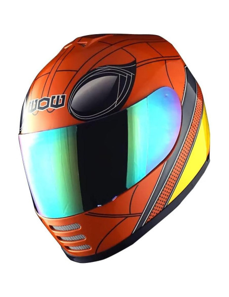 Casco Infantil WOW HKY-B15 + Guantes MX + Talla S 49-50 CM