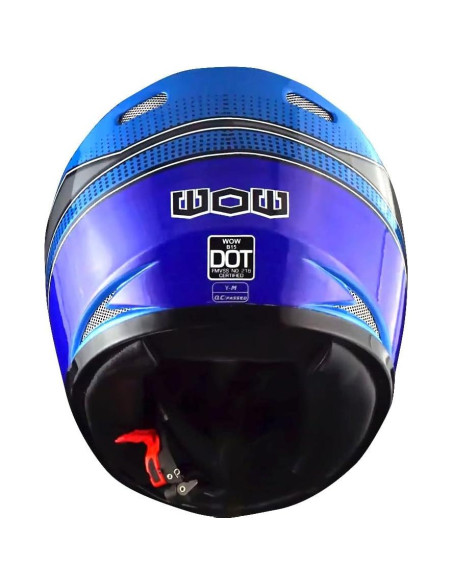 Casco Infantil WOW HKY-B15 + Guantes MX + Talla S 49-50 CM