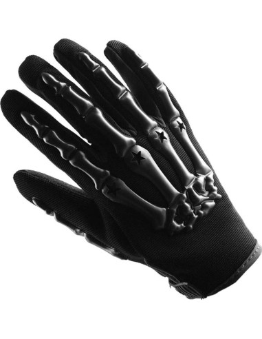 Casco Infantil WOW HKY-B15 + Guantes MX S Blanco Brillante