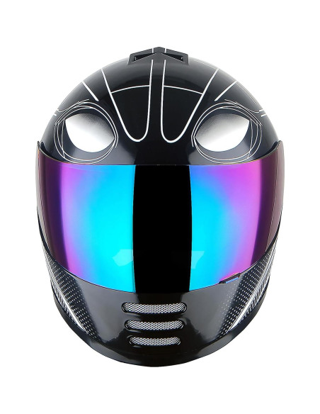 Casco Infantil WOW HKY-B15 + Guantes MX S Blanco Brillante