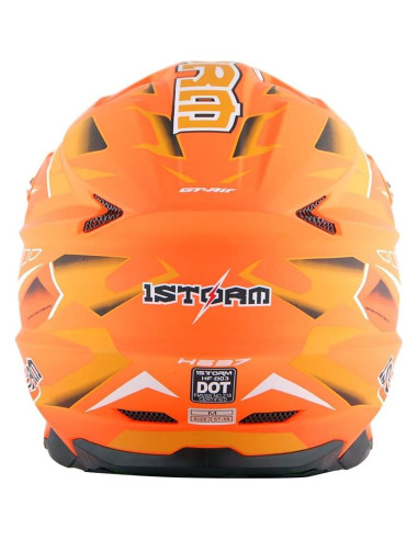Casco 1Storm HF803 Motocross Adulto Negro Mate 53-54 cm