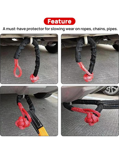 Protector de Cuerda de Winch PSLER 1m x 3cm Universal