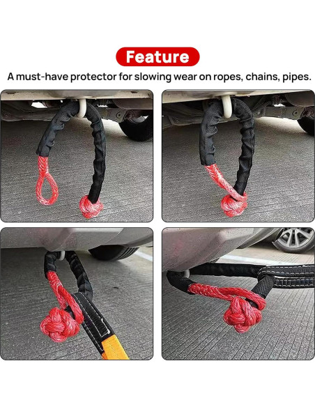 Protector de Cuerda de Winch PSLER 1m x 3cm Universal