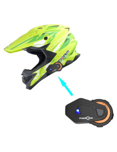 Casco 1Storm HF803 Motocross Adulto Negro Mate S