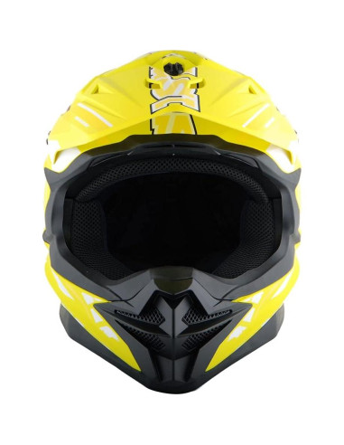 Casco 1Storm HF803 Motocross Adulto Negro Mate S