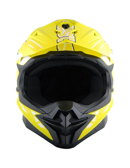 Casco 1Storm HF803 Motocross Adulto Negro Mate S