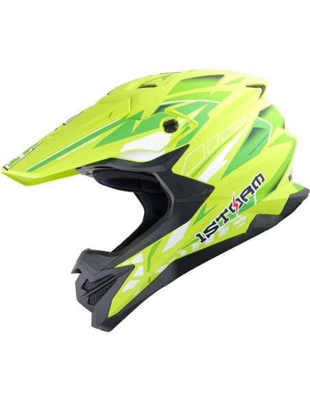 Casco 1Storm HF803 Motocross Adulto Negro Mate S