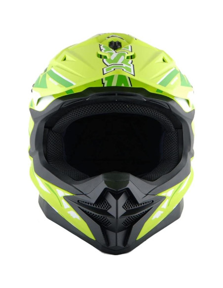Casco 1Storm HF803 Motocross Adulto Negro Mate S