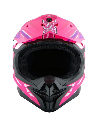 Casco 1Storm HF803 Motocross Adulto Negro Mate S
