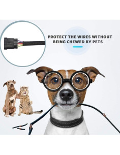 Protector de Cable 3.05 m 6.35 mm Ilhan Global Trade Negro 2