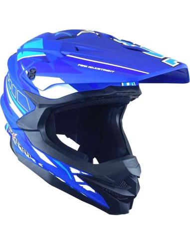 Casco 1Storm HF803 Motocross Adulto Negro Mate 53-54 cm