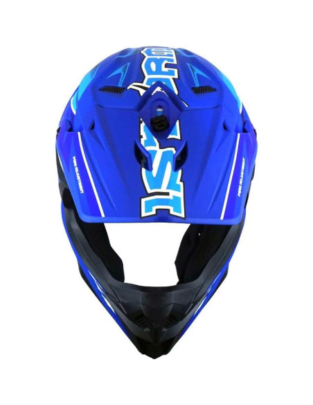 Casco 1Storm HF803 Motocross Adulto Negro Mate 53-54 cm