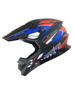 Casco 1Storm HF803 Motocross Adulto Negro Mate 53-54 cm