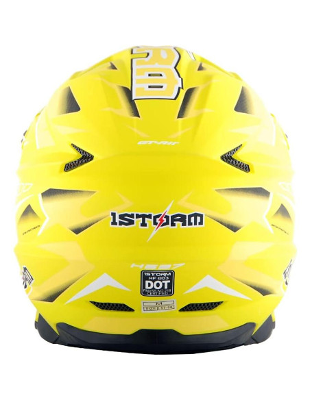Casco 1Storm HF803 Motocross Adulto Negro Mate