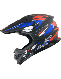 Casco 1Storm HF803 Motocross Adulto Negro Mate 53-54 cm 2