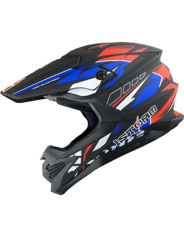 Casco 1Storm HF803 Motocross Adulto Negro Mate 53-54 cm