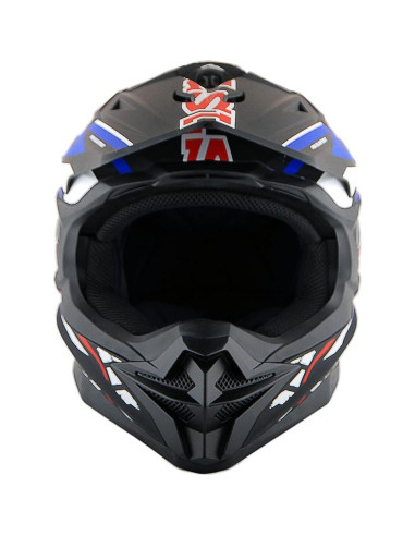 Casco 1Storm HF803 Motocross Adulto Negro Mate 53-54 cm