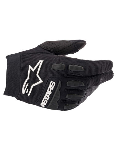 Guantes Alpinestars Youth Full Bore Negro/Blanco 3XS