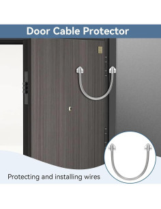 Bucle de puerta blindado Yosoo Health Gear 3 piezas acero inoxidable 2