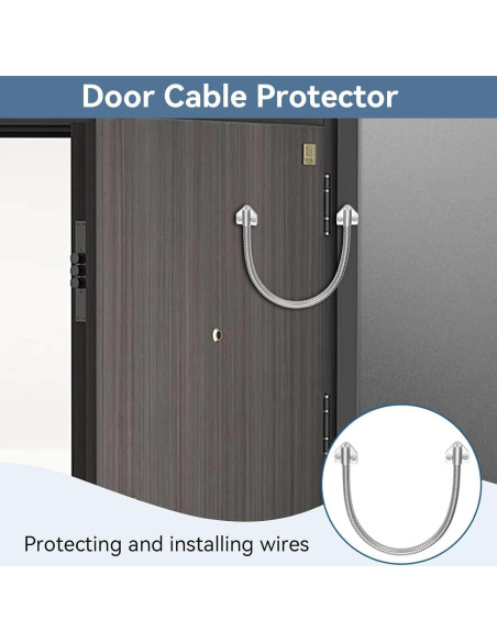 Bucle de puerta blindado Yosoo Health Gear 3 piezas acero inoxidable