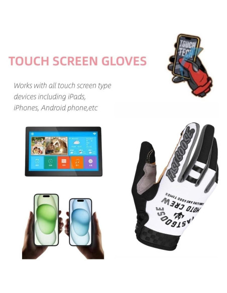 Guantes de Motocross TATACLEA Medianos Transpirables