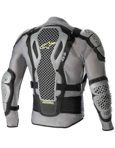 Chaqueta Protección Motocross Alpinestars Bionic V2, Gris/Negro 2