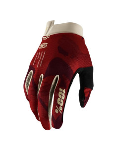 Guantes Motocross 100% ITRACK Aqua - Protección Ligera