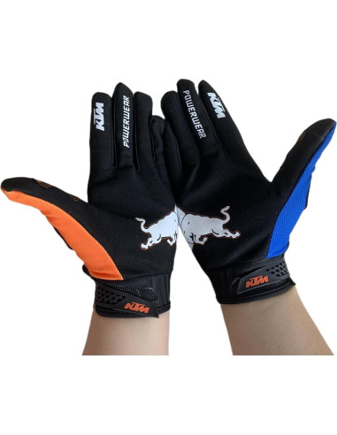 Guantes de Ciclismo Antideslizantes EXCEREY Medianos Azul