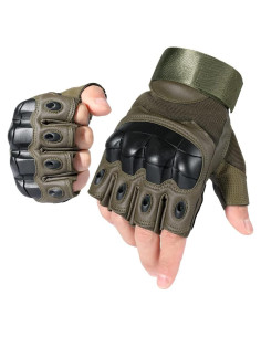 Guantes Tácticos WTACTFUL P10 Negros para Motocicleta