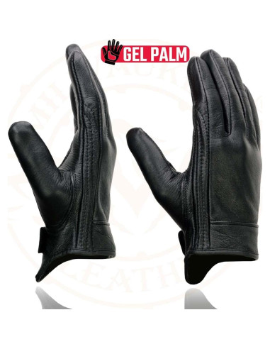 Guantes de Moto Milwaukee Leather MG7510 Cuero con Gel