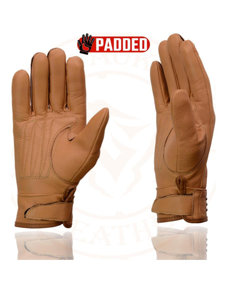 Guantes de Moto Milwaukee MG7760 Cuero Mujer Palma Gel