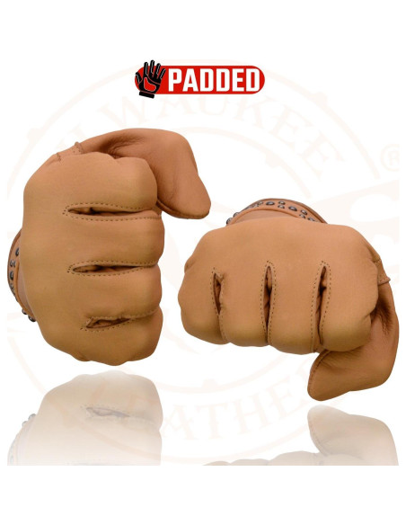 Guantes de Moto Milwaukee MG7760 Cuero Mujer Palma Gel