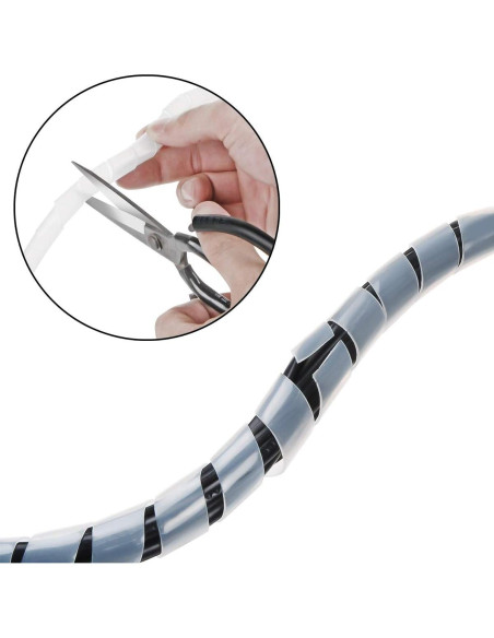 Envoltura Espiral para Cables XHF 4mm - Organizador Eléctrico