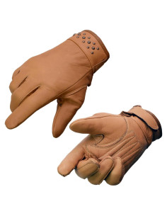 Guantes de moto Milwaukee Leather MG7760 para mujer con gel