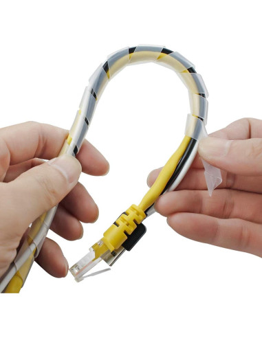 Envoltura Espiral para Cables XHF 4mm - Organizador Eléctrico