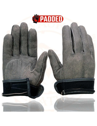 Guantes de moto Milwaukee Leather MG7760 mujer cuero negro