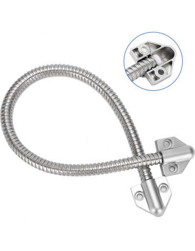 Bucle de puerta blindado Yosoo Health Gear 3 piezas acero inoxidable