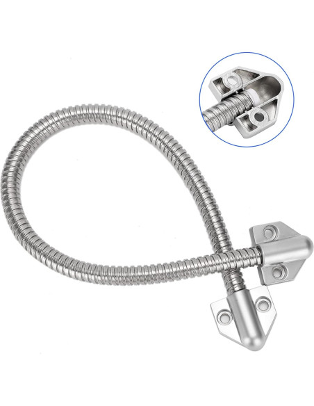 Bucle de puerta blindado Yosoo Health Gear 3 piezas acero inoxidable