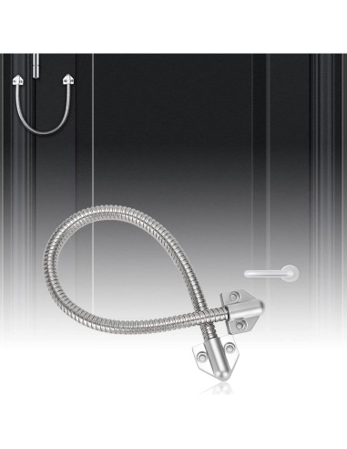 Bucle de puerta blindado Yosoo Health Gear 3 piezas acero inoxidable