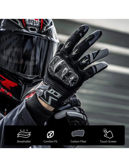 Guantes de Motocicleta Scoyco MC137 con Pantalla Táctil