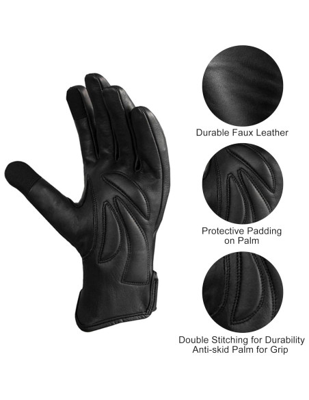 Guantes de Motocicleta Dream Apparel Táctiles Impermeables