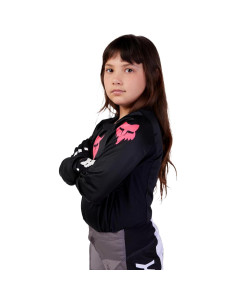 Jersey de Motocross Fox Racing Blackout Niñas Negro 2